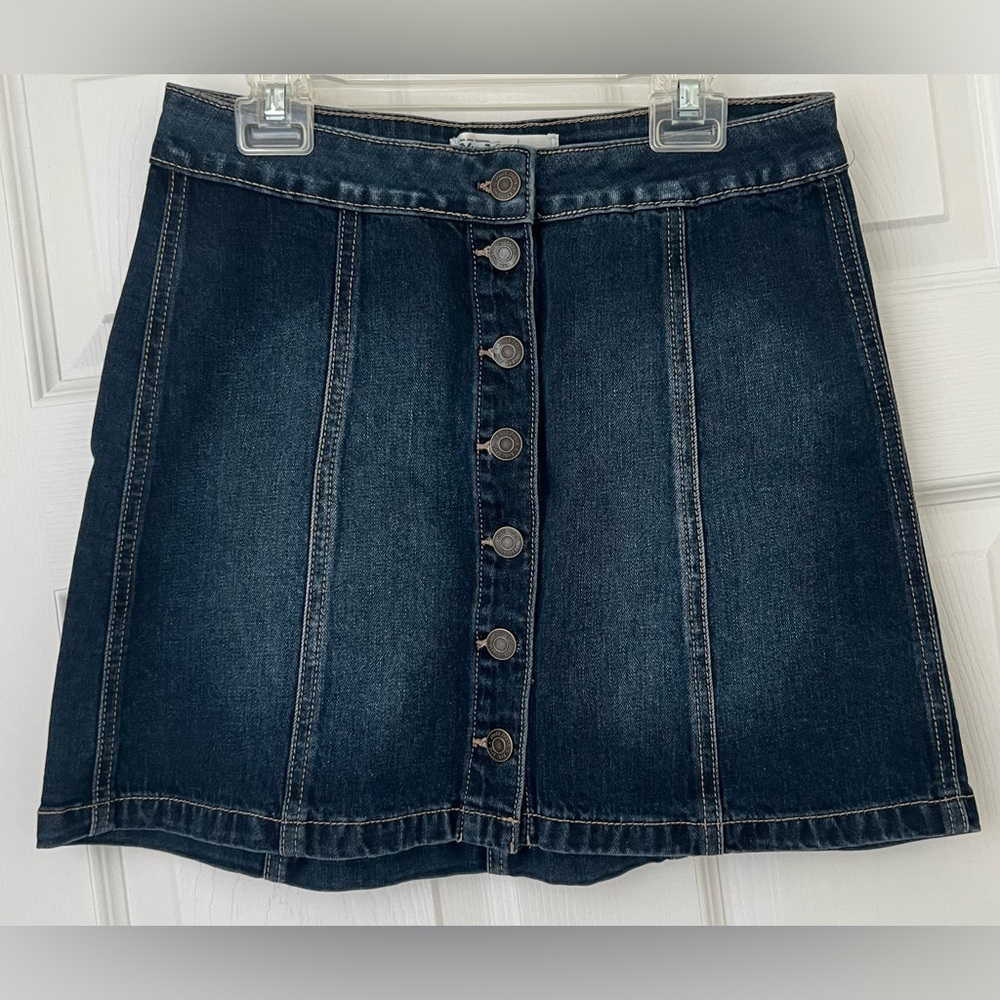 Mudd Jean Button Skirt